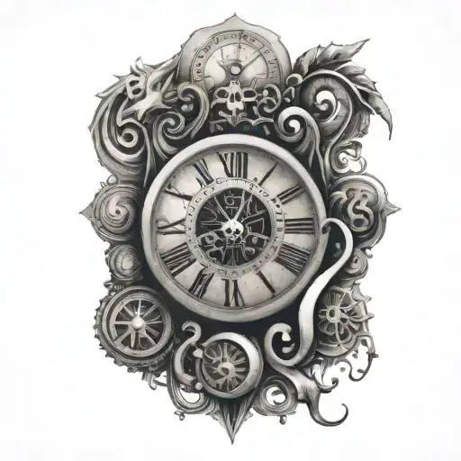 Numeral Numbers Ii Xvii Mmx Ix With Clock