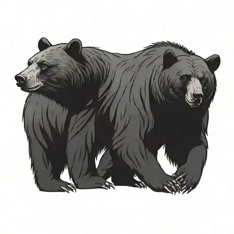 All Black Black Bear