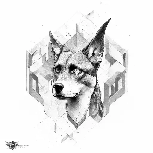 Design A Black-grey With The Word 'Brunella' Subtly Integrated Into The Tribal