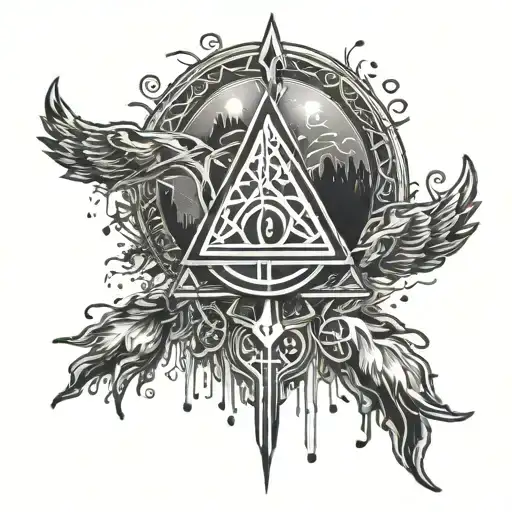 Northern Lights Magic Runic Nordic