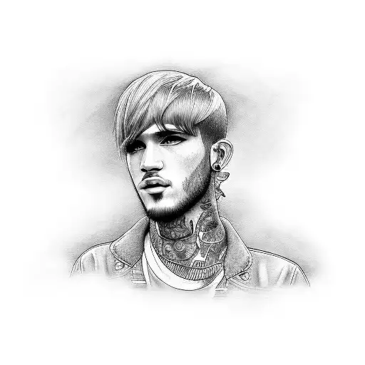 A Portrait Of Lil Peep