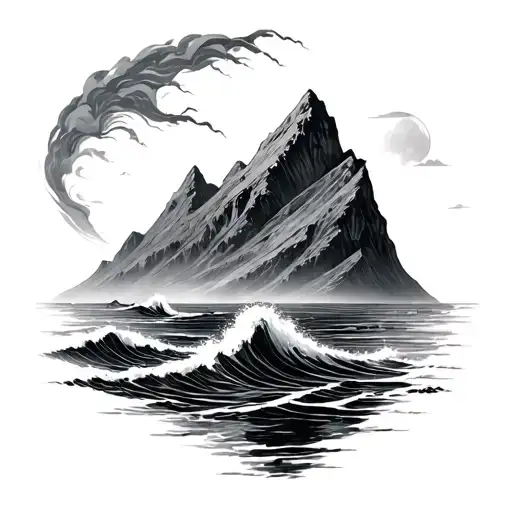 Triskel Mountain Sea And Wind