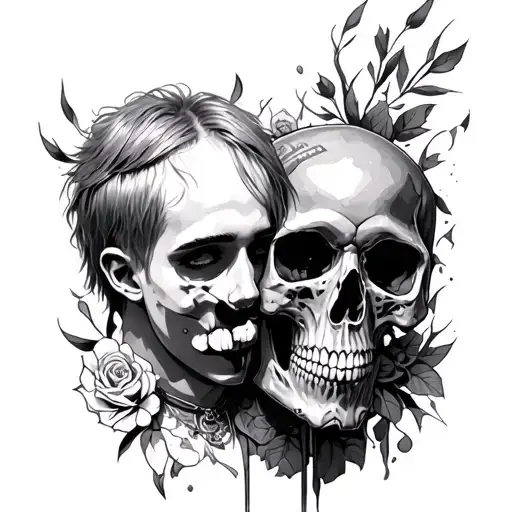Lil Peep And Skull