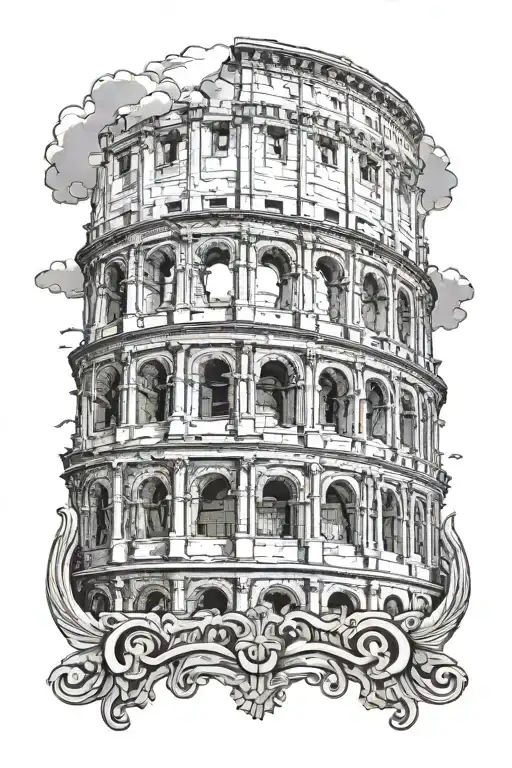 Roman Empire And Colosseum Rome