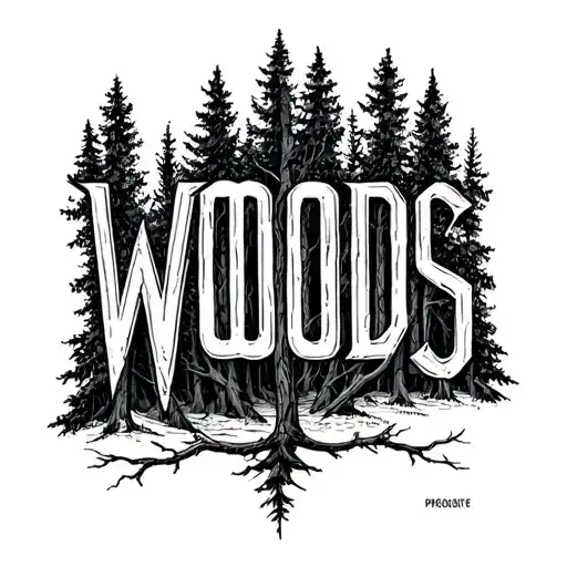 Woods Word 'Woods'