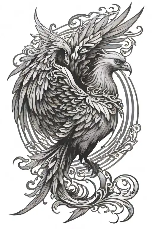 Music And Phoenix Bird