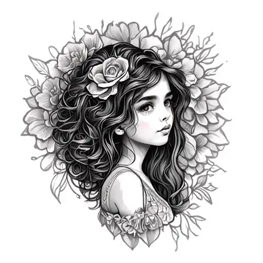 Daughter Tattoo Design Inspired
