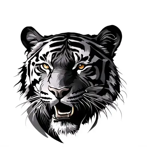 Tiger And A Warrior Tattoo