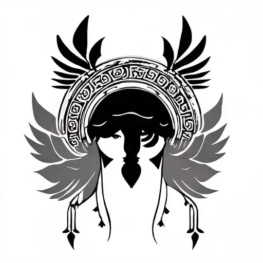 Greek Eternal Goddess Symbol