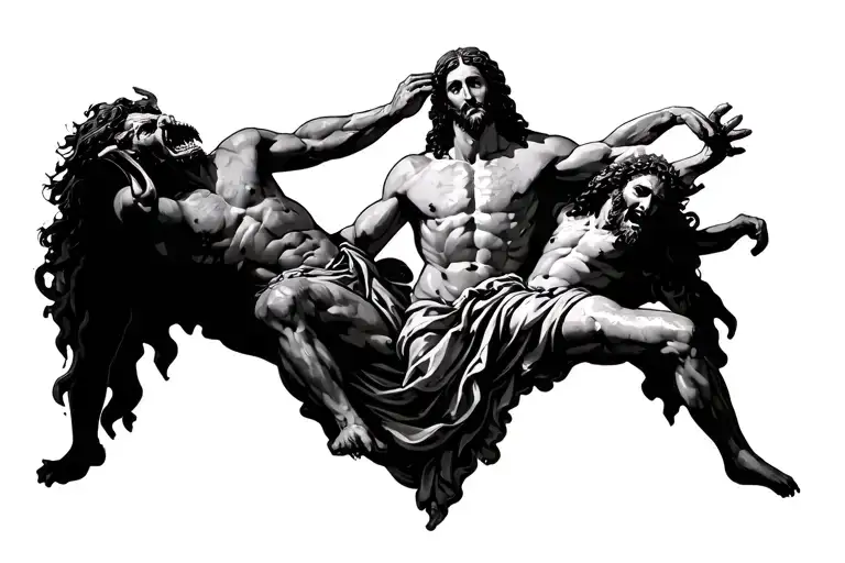 Jesus Christ Beat Satan On The Hill Surrounded