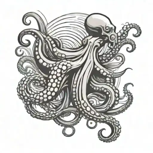 Waves And Octopus