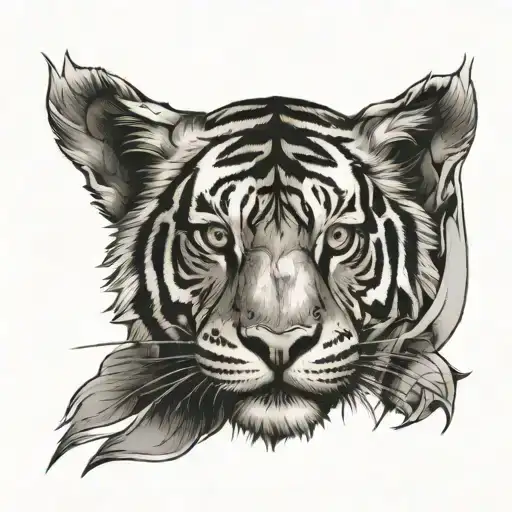 Compas With Tiger Face