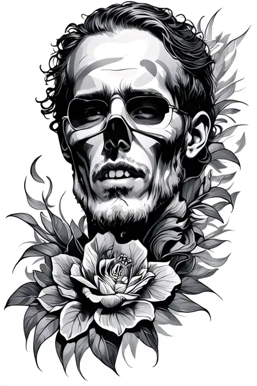 Guy Tattoo For Spine