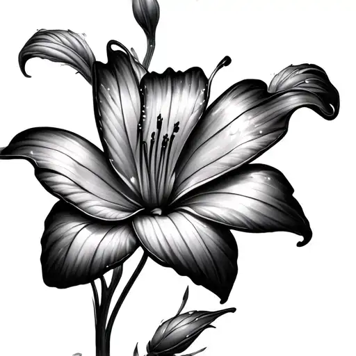 Butterfly Sparkle Lily Flower