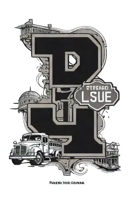 Create A Tattoo Of Street Signs The New Orleans Superdome Lsu Logo Tulane Logo And A Streetcar