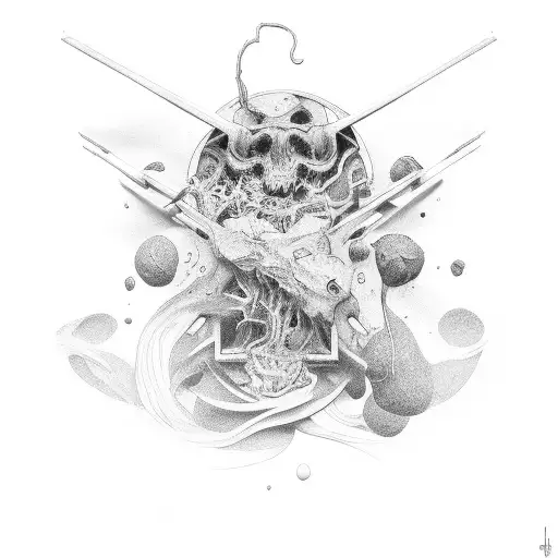 A Line Around All Of Body