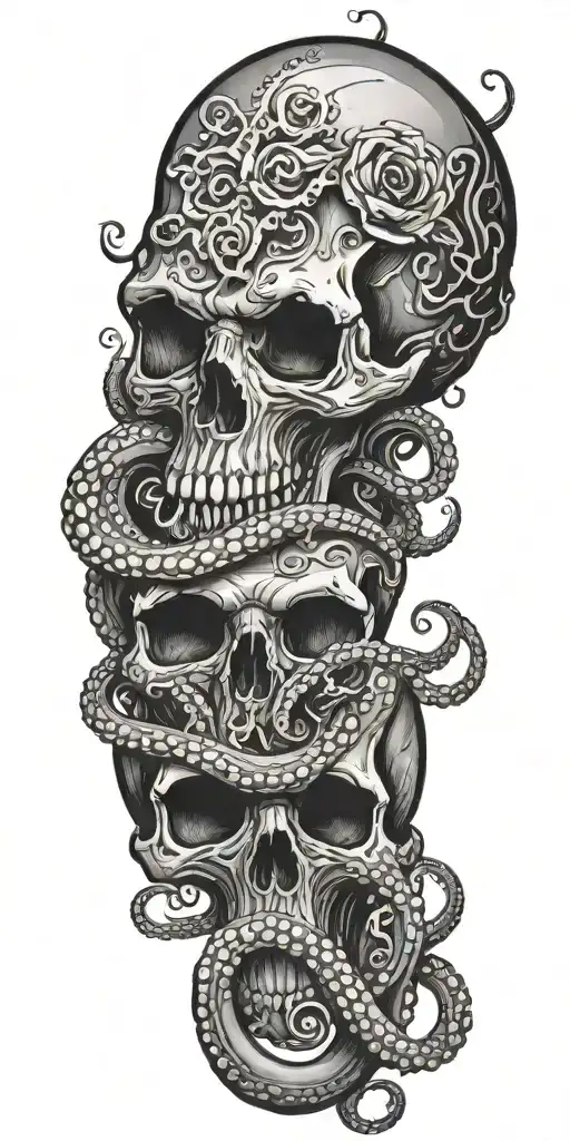Octopus Kill Skull