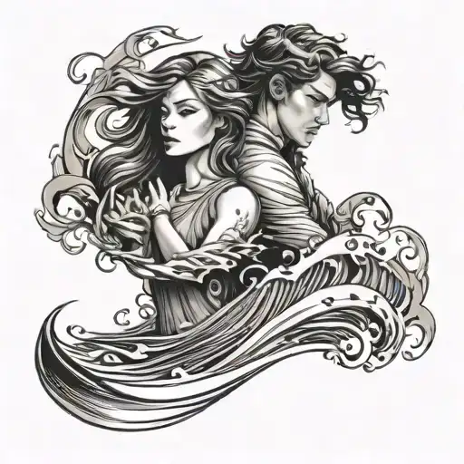 Waves Destiny Couple Love