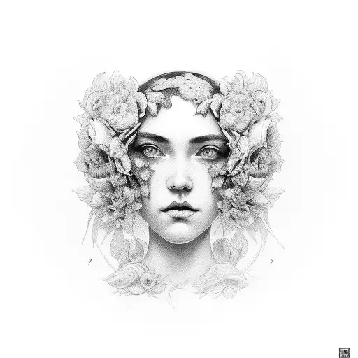 Portrait Inside Antique Frame