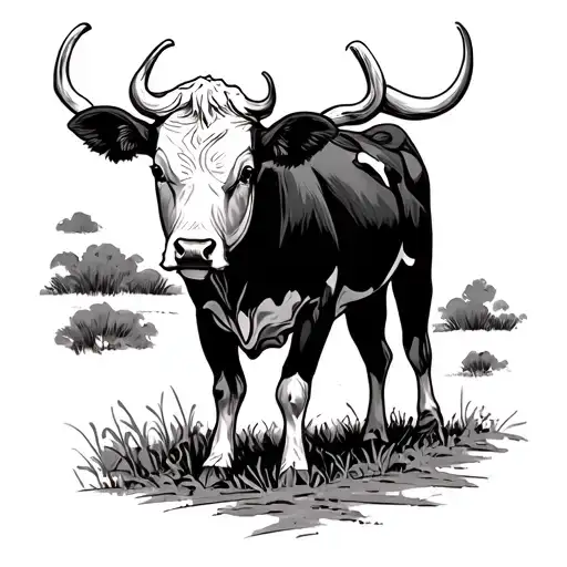 Number 11 In A Cow Tag