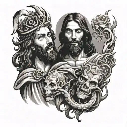 Jesus And The Devil In One Person