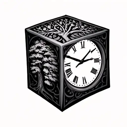 Tree Seven O'clock Cubes