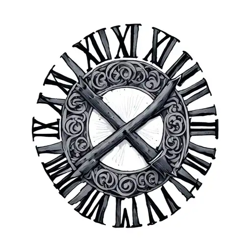 Viii Xv Xvi Roman Numerals Tattoo