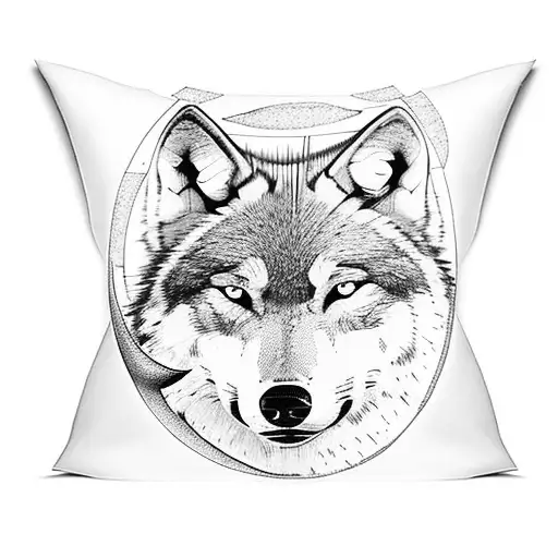 Wolf With Moon And Forest Armsleeve