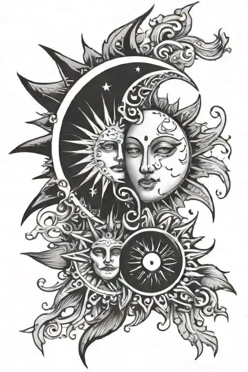 Sun And Moon Edgy