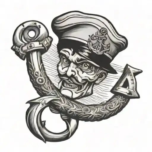 Sailor With Anchor