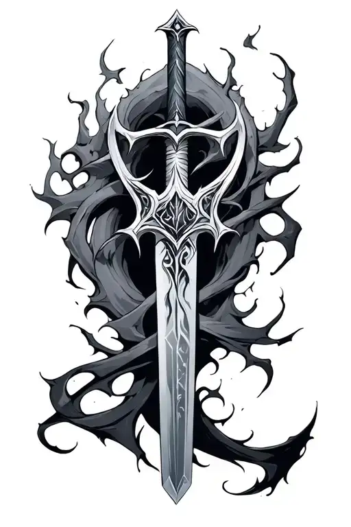 Frostmourne Sword X Shadowmourne