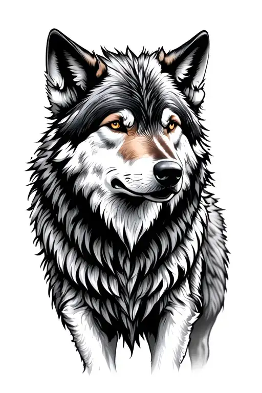 Freedom Wolf Standing