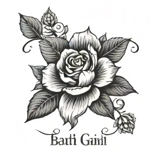 Laotian Phrase For Birth Of Baby Girl Tattoo