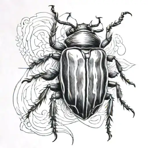 Skarob Beetle Realism Style