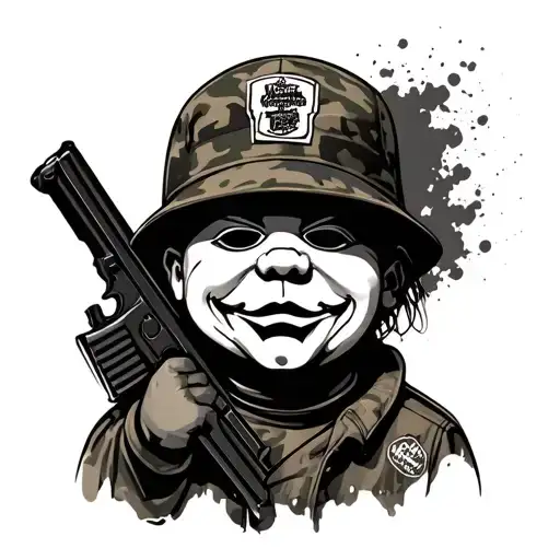 Military Chucky Ghostface Bape