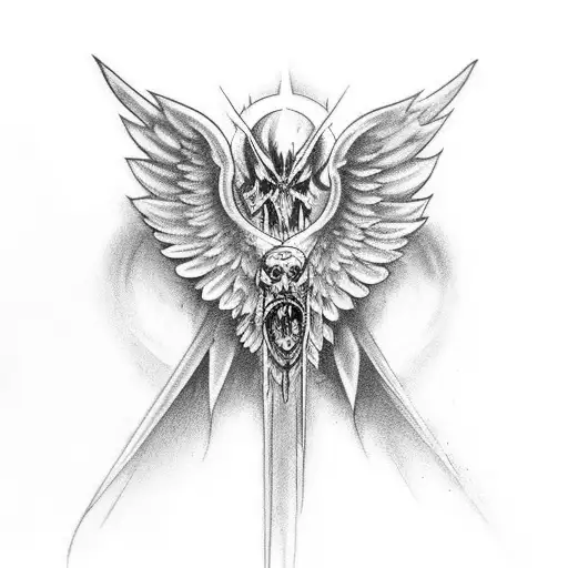 Create A Tattoo Featuring Evil Wings Inspired By Your Favorite Things