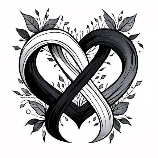 Love Entangled With Infinity Symbol
