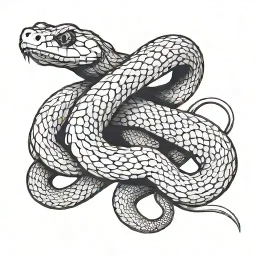 Snake Crawling Towards