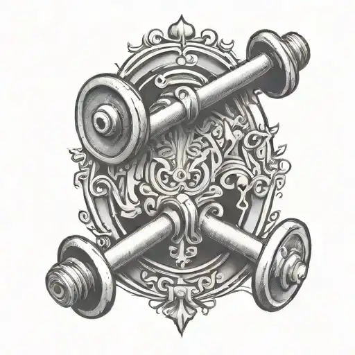 Barbell Weights Sword