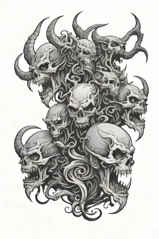 Overthinking Demons Trying To Reach