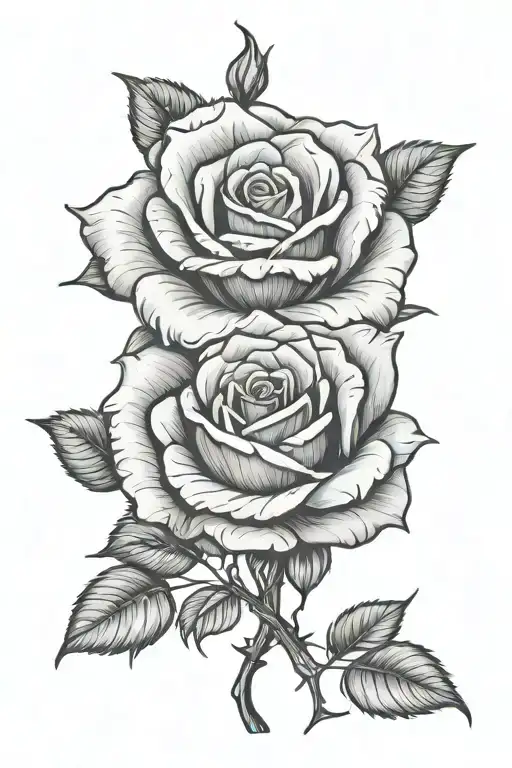 Rose Intertwined Within Jenny