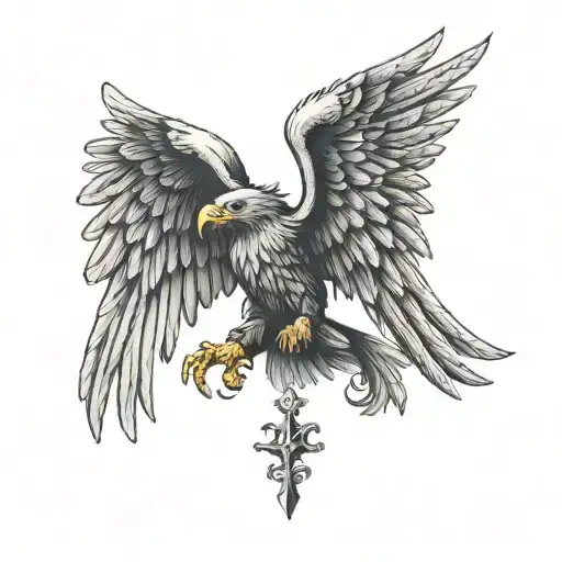 Double Headed Eagle Wings