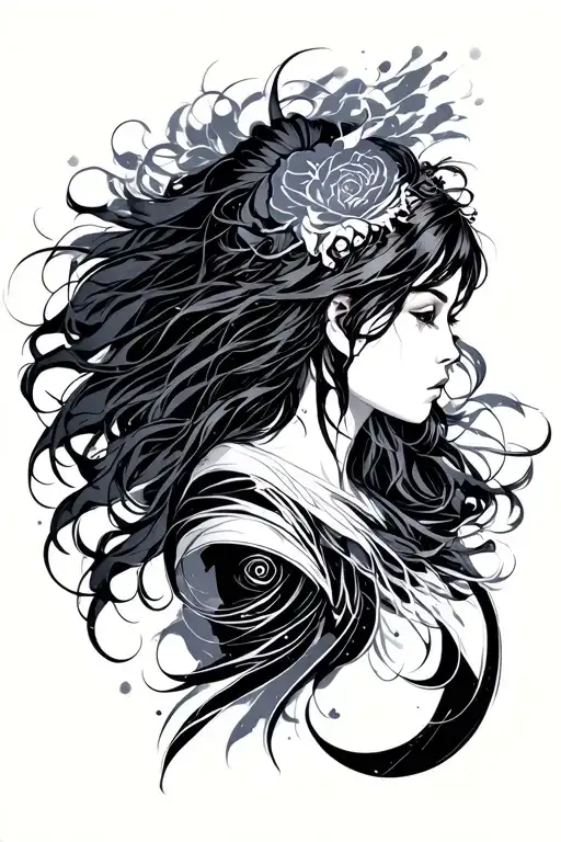 Gemini No Saga Minimalist Tattoo Design