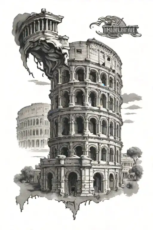 Roman Empire And Colosseum Rome