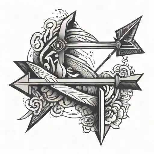 Arrow And Scale Balanced