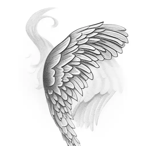 Small Angel Wings With 999