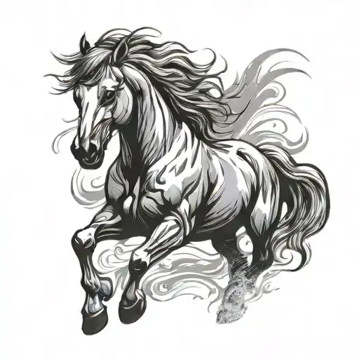 Year Of The Horse Galloping