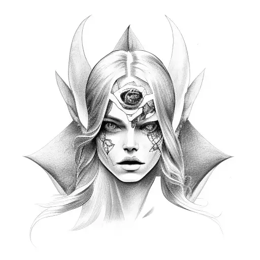 Half Angel And Half Devil In A Woman Body