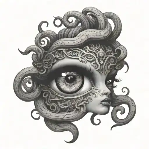 Medusa Eyes Staring