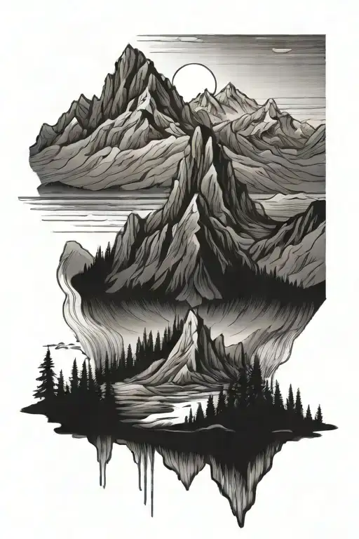 Mountain With Valley